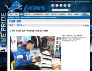 Detroit Lions Thanksgiving small